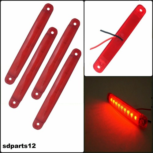 12v rouge led feux de - led,