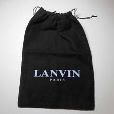 Sac poche polochon LANVIN Paris noir bleu vintage collection luxe France N8232  