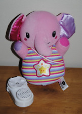 Doudou Eléphant Rose Veilleuse VTECH V-TECH Musical Lumière Eléphanteau  TTBE