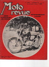MOTO REVUE N01555 1961 HONDA 250 SUPER SPORT 175 PUCH S V S  