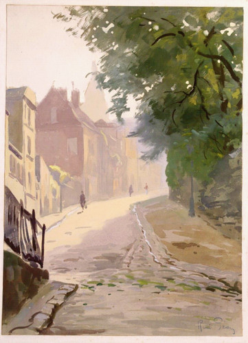 Gouache originale rené péan - originale,