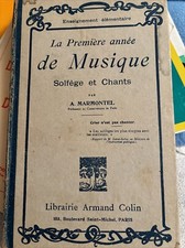 Lot d’ouvrages de musique : Solfège et chant 