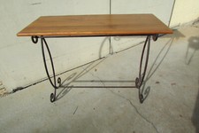 Table, Console indus mais pas que .....Bois et  fer....