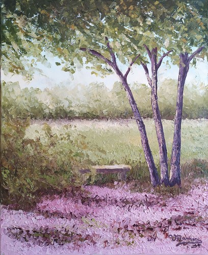 Tableau huile sur - , toile 
