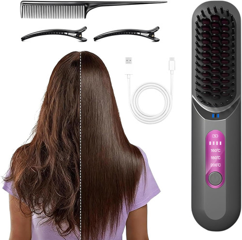 Peigne chauffant brosse - peigne,