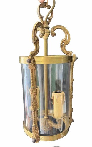 Lanterne bronze doré - en,