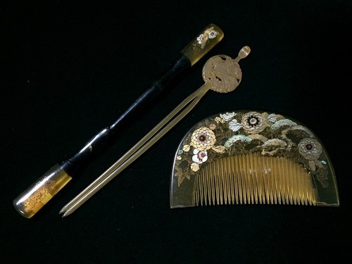 O0903 ensemble kanzashi kushi - o0903,