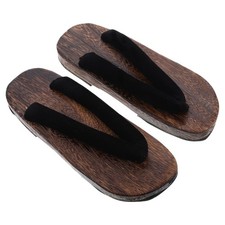  Sabots japonais Geta tongs en bois sandales rétro pantoufles chaussures Kimono