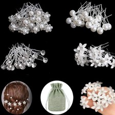 ZOCONE 50 Pièces Accessoire Cheveux Mariage Strass, Bijoux en Forme de U Pinc...