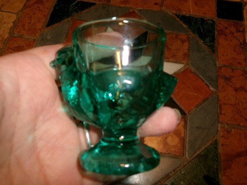 Coquetier vintage poule
