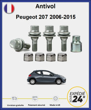 Ecrous antivol de roues Peugeot 207 2006-2015