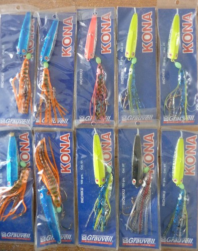 Lot grauvell kona leurre - lot,
