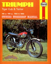 Manuel De Service Et De Réparation Triumph Tiger Cub Terrier Moto