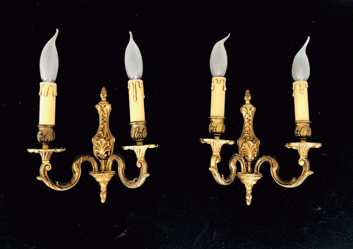Paire appliques bronze - paire,