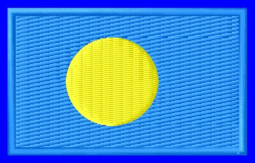Flag palau drapeau palaos - flag,