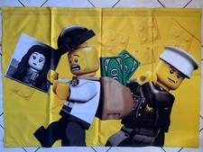 RARE AFFICHE PLV PVC PROMO MAGASIN - LEGO - VOL DE LA JOCONDE - 2013 - 95 X 130