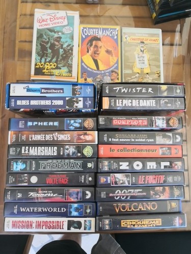 Lot cassettes vhs - cassettes,
