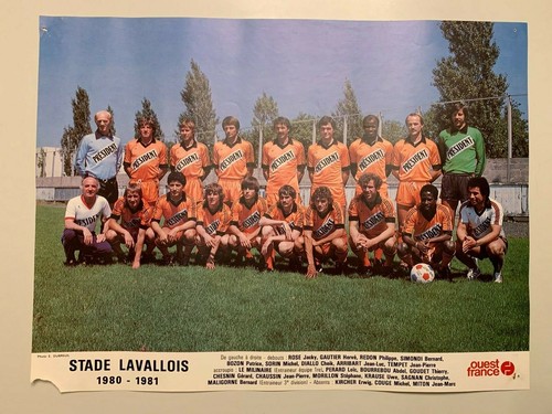 Poster equipe stade lavallois - stade,