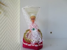 (N°20) ANCIENNE POUPEE FOLKLORIQUE DOLL REGION NORMANDIE MANCHE MONT ST MICHEL