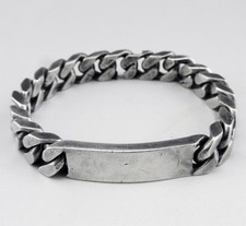 Ancien Bracelet Gourmette En