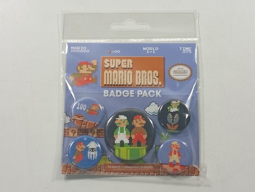 Badge packs retro - retro, mario