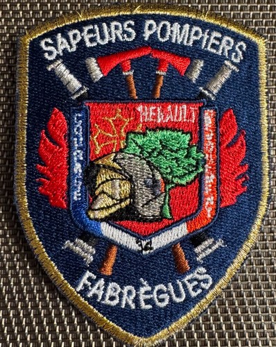 Ecusson patch sapeurs - ecusson, pompiers