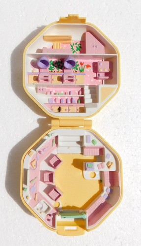 1990 polly pocket - pocket, salon