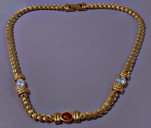 Superbe collier plaqué - , or