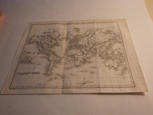 1850 carte map planisphere - 1850.carte,