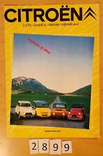 CITROEN 2CV 6, DYANE 6, MEHARI/ 4X4 Prospectus Fr 4 pages 8/1980