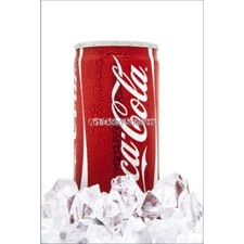 Stickers frigo déco cuisine Coca Cola 60x90cm ref 6246 6246