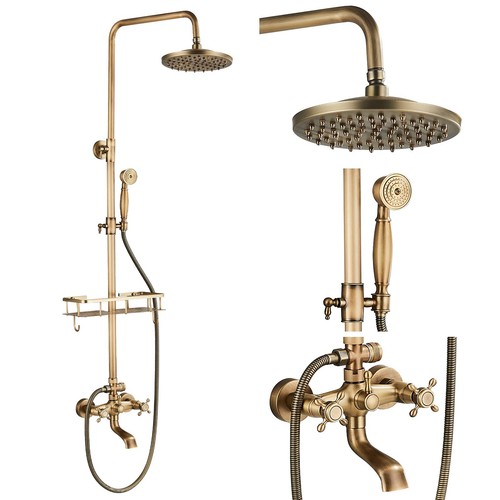 Robinet douche rétro - robinet,