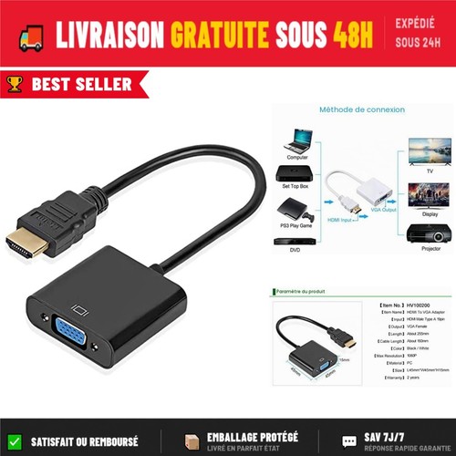 Adaptateur hdmi vers - adaptateur, vga