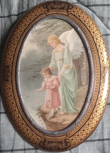 Médaillon ange gardien - médaillon,, "ange