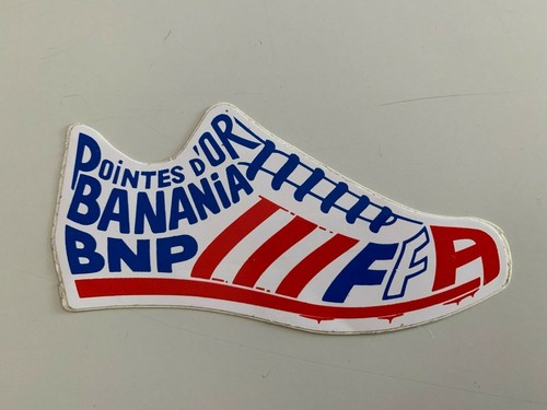 Sticker pointes banania - sticker, d'or