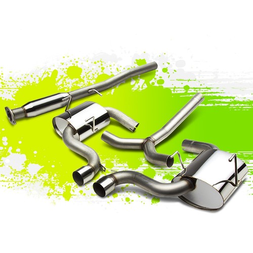 Dual tip muffler - 3", catback