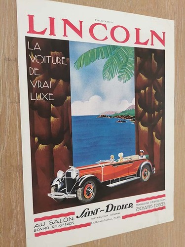 Lincoln automobile 1930