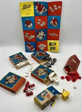 Jeu de construction LINO BLOCS - Lot 6 boites de briques neuves - 1950/60's