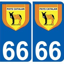 66 Blason Pays Catalan sticker
