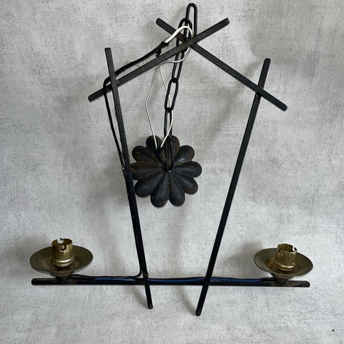 Lustre rustique ancien - , fer