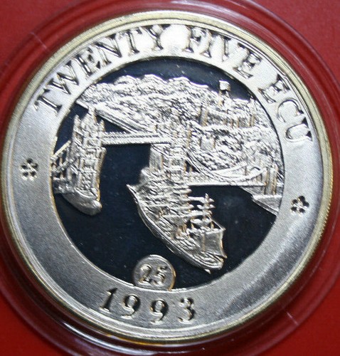Angleterre euro ecu 1993 - angleterre, 25