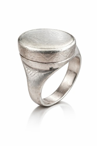 Bague argent chevalière - bague, en