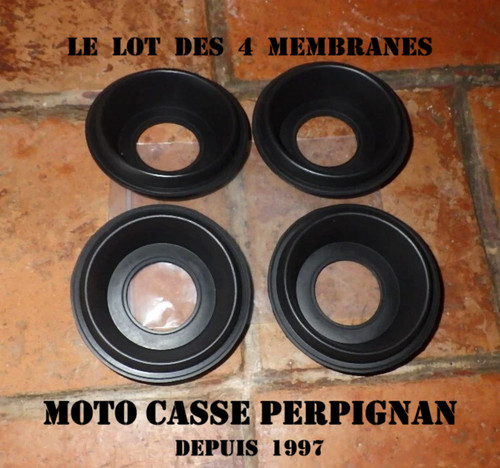 Membrane carburateur - carburateur, (x4)
