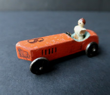 Voiture de Course #8 Mercedes Bois Roues en Tole Erzgebirge Germany 1920