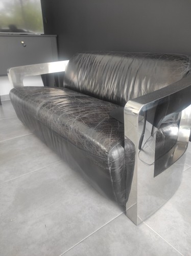 Canape fauteuils cuir et - canape,
