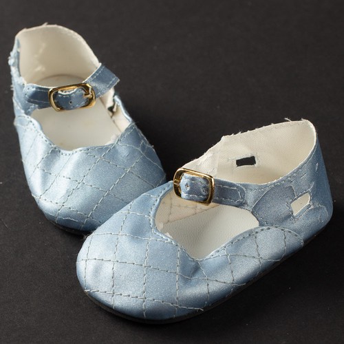 Chaussure bleu 98mm poupée - bleu,