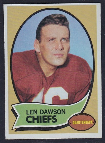 1970 topps len dawson - len,