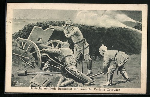 Carte postale artillerie - carte,