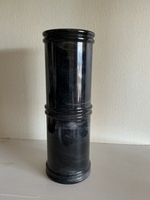 Vase colonne en marbre noir
