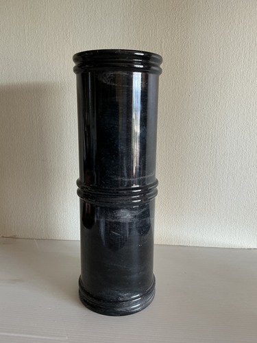 Vase colonne marbre noir - en,